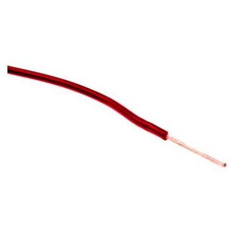 Cavo extraflex 0,75mm Rosso Conduttore 24x0,20mm