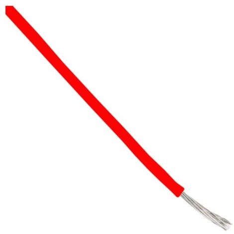 Cavo filo unipolare BS 4808 sez. 0,22 mmq Rosso