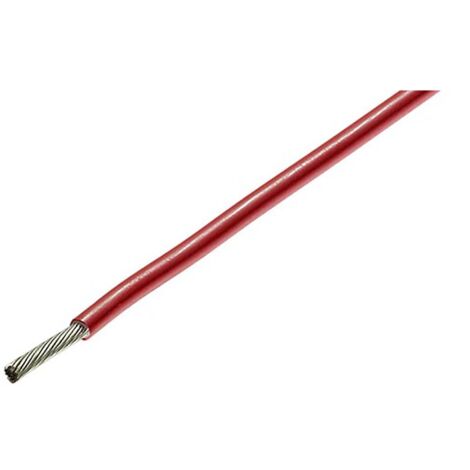 Cavo filo unipolare FEP Approvato IMQ Sez. 0,5 mmq Rosso