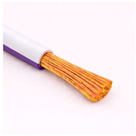 Cavo Filo Unipolare FLRY-B ISO 6722 Classe B Sez. 0,50 mmq Bianco/viola