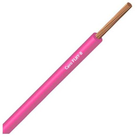 Cavo Filo Unipolare FLRY-B ISO 6722 Classe B Sez. 1,00 Rosa