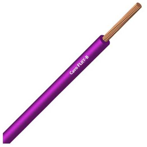Cavo Filo Unipolare FLRY-B ISO 6722 Classe B Sez. 1,50 mmq Viola