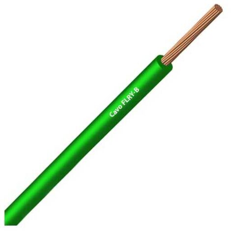 Cavo Filo Unipolare FLRY-B ISO 6722 Classe B Sez. 2,50 mmq Verde
