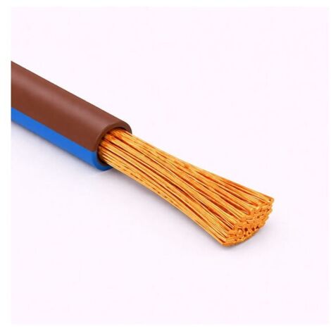 Cavo Filo Unipolare H05V-K sez. 0,35 mmq Marrone/Blu