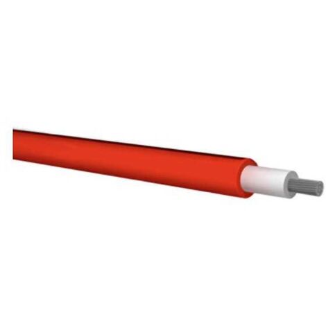 Cavo Filo Unipolare Solare FG21M21 sez. 6,00 mmq Rosso