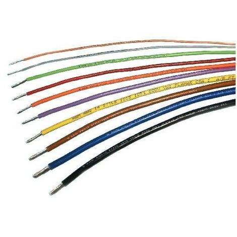 Cavo filo unipolare UL Style 1061 AWG 32 Giallo