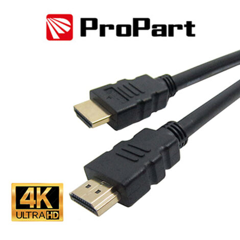 Cavo HDMI 2.0 High Speed 4K 3D con Ethernet 5m SP-SP NERO
