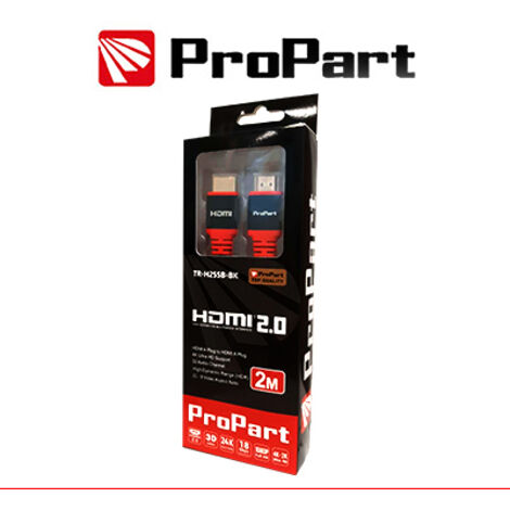 Cavo HDMI 2.0 HighSpeed 4K 3D con Ether.2m SP-SP Ner BLISTER