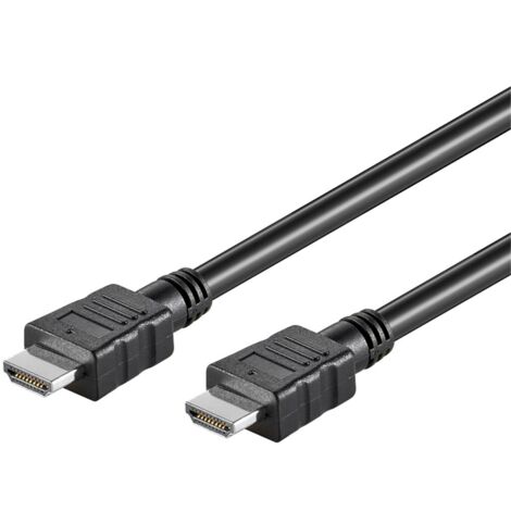 cavo hdmi ad alta velocità con ethernet 4K ultra HD 2160p nero 7,5 mt