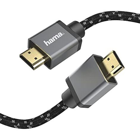 Cavo HDMI Hama Ultra High Speed 8K 48 Gbps, Metallo, 20 metri