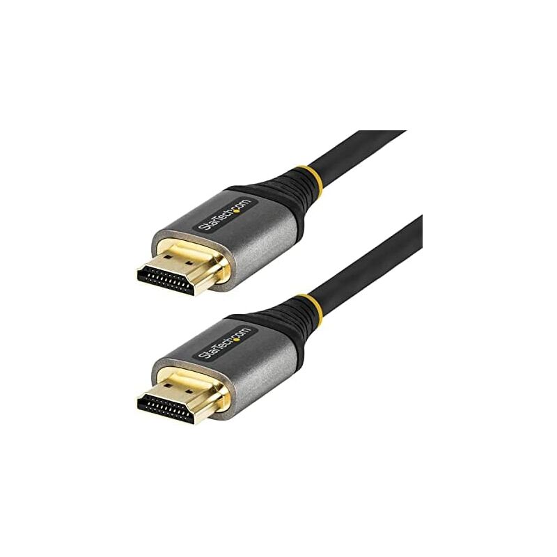 Image of StarTech.com Cavo HDMI 2.0 da 0,5 m con certificazione Premium - Cavo HDMI ad alta velocità con Ethernet Ultra HD 4K 60Hz - HDR10, ARC - Cavo video