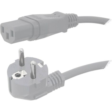 Cavo IEC HAWA 1008235 Grigio 5.00 m