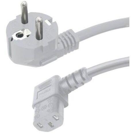 Cavo IEC HAWA 1008237 Grigio 2.00 m