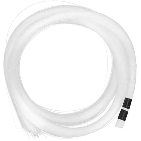 Cavo in fibra ottica in plastica PMMA Eosnow, 2 m, 300 pezzi, per luci da soffitto a forma di stella, decorazioni luminose in fibra ottica