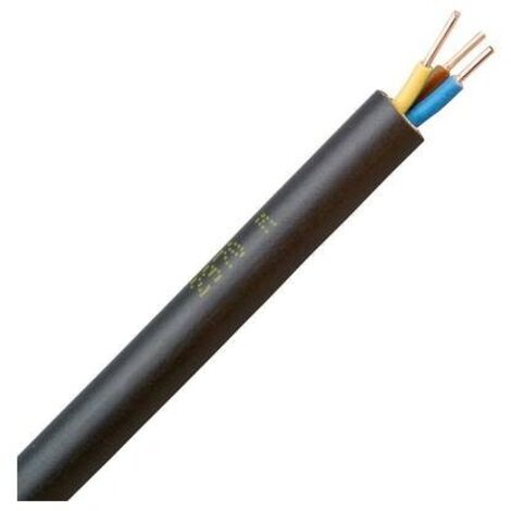 Cavo Kopp NYY-J nero 10 metri 11 mm diametro