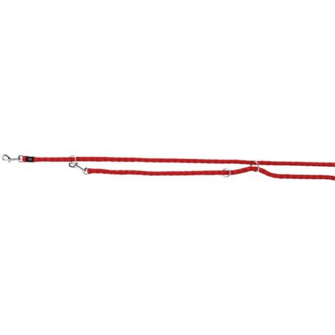 Cavo laisse réglable S-M: 2,00 M/ø 12 mm, rouge