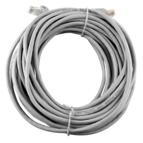 CAVO LAN UTP PLUG RJ45/RJ45 10 M GRIGIO