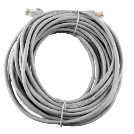 CAVO LAN UTP PLUG RJ45/RJ45 20 M GRIGIO