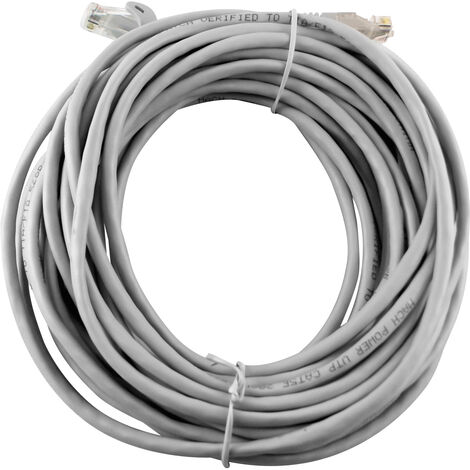 Cavo lan utp plug rj45/rj45 grigio mt.10