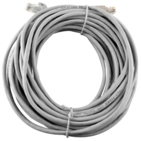 CAVO LAN UTP PLUG RJ45/RJ45 GRIGIO MT.10