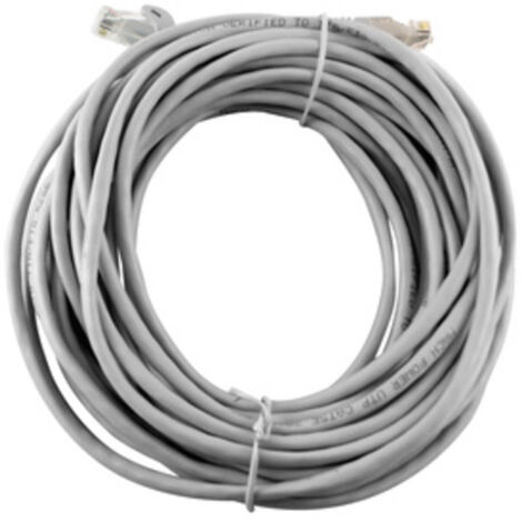 CAVO LAN UTP PLUG RJ45/RJ45 GRIGIO MT.20