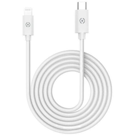 Cavo Lightning Celly USBLIGHTTYPECWH bianco USB C Lightning 1 m