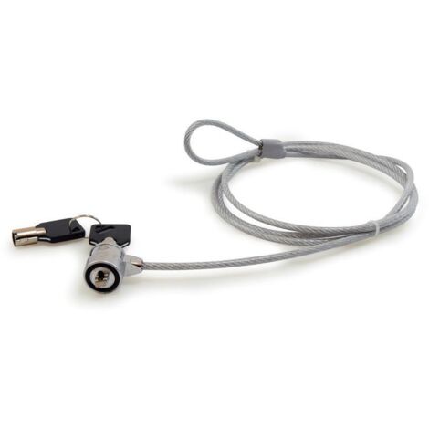 CAVO LUCCHETTO SICUREZZA NOTEBOOK 1,5MT CHIUSURA CON CHIAVE