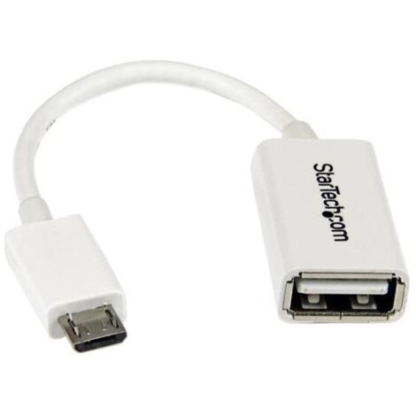 Cavo Micro USB a USB Startech UUSBOTGW             Bianco