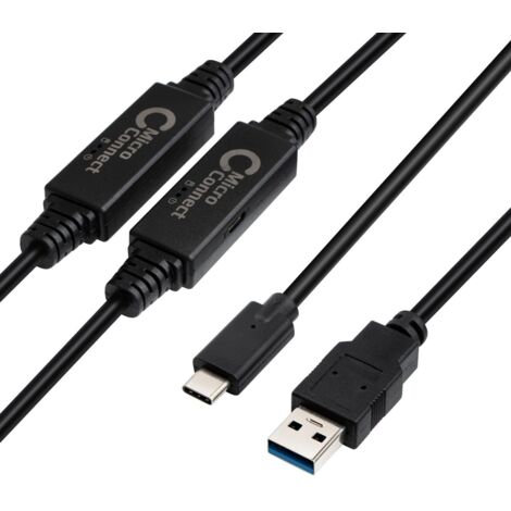 Cavo MicroConnect USB3.0 A a USB-C 10 m 5 Gb