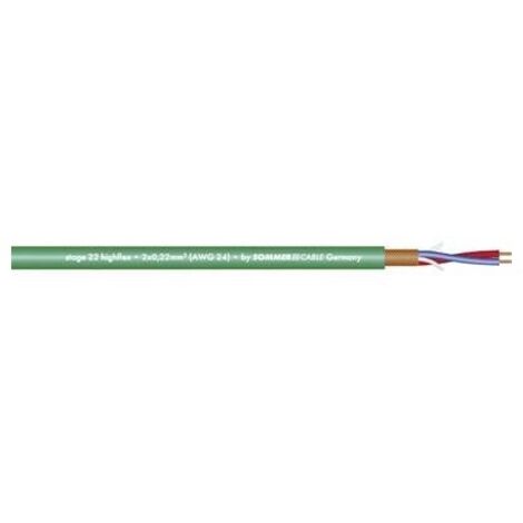 Cavo Microfono Sommer Cable Verde 2 x 0,22 mm²
