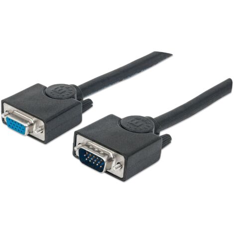 Cavo Monitor SVGA Manhattan M/F da 30 metri, Nero