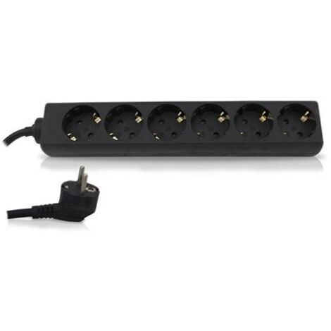 Cavo multiplo 6 prese 1,5 m nero GSC 0000030