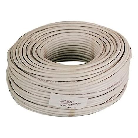 Cavo Multipolare Flessibile Sez 3X2,5 Colore Bianco HO5VV-F Matassa 100 Metri