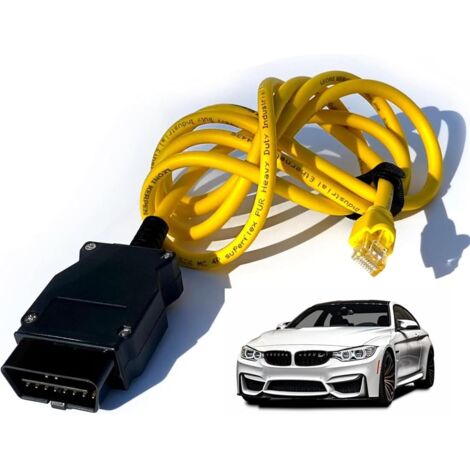 Cavo OBD2, cavo ENET OBD, cavo di estensione di rete, interfaccia diagnostica Ethernet, cavo codificato ESYS f OBDII, Ethernet da ENET a OBD2 per bmvv ENET e - sysicom