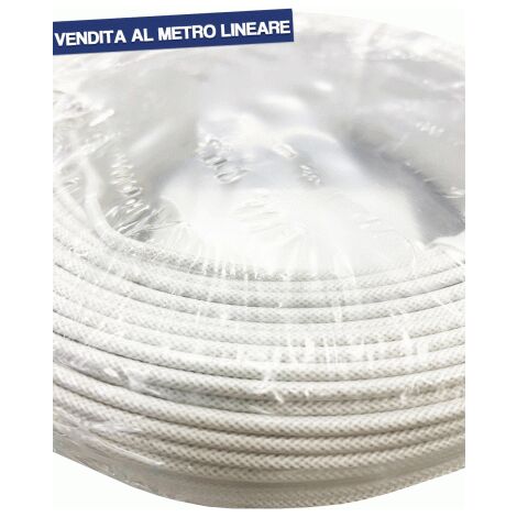 CAVO PER ALTE TEMPERATURE 180°C IN CALZAVETRO SILICONE VETRO MM 1.5 (34733)
