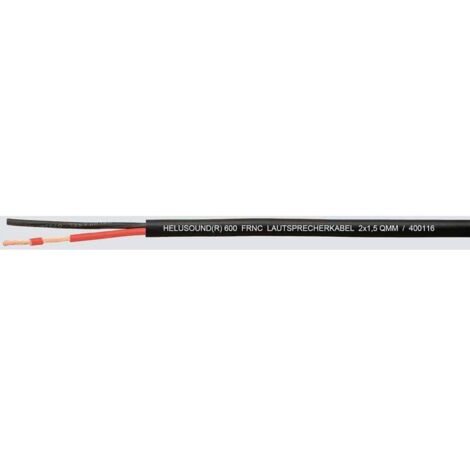 Cavo per altoparlanti 2 x 1.5 mm² Nero, Rosso Helukabel 400116 100 m