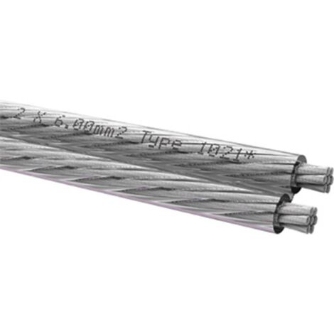 Cavo per altoparlanti 2 x 6 mm² Trasparente Oehlbach D1C346 6 m