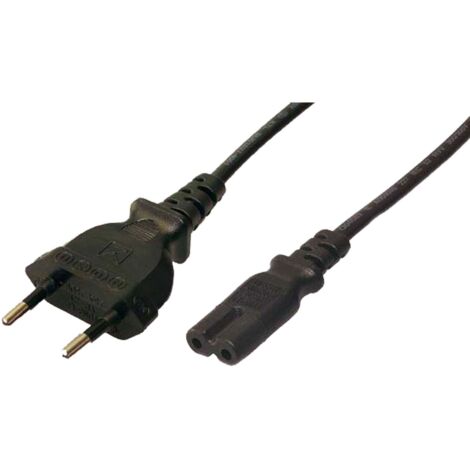 Cavo per apparecchi euro - c7 nero 18m