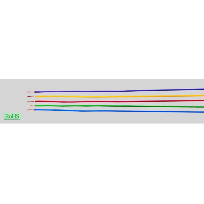 Helukabel - 29375 Filo singolo H05V-K 1 x 0.50 mm² Blu, Bianco 100 m