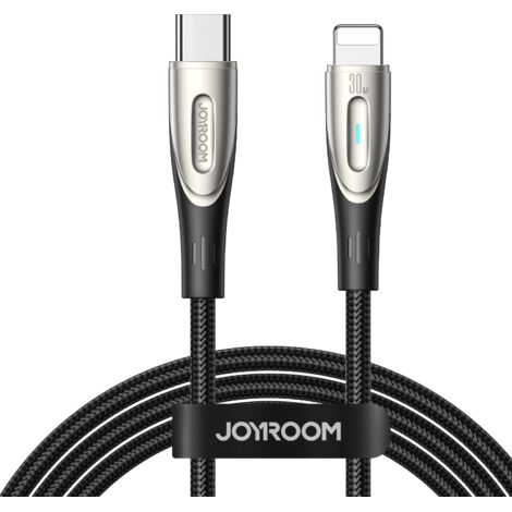 Cavo per iPhone Star-Light Series USB-C - Lightning 30W 1,2m nero