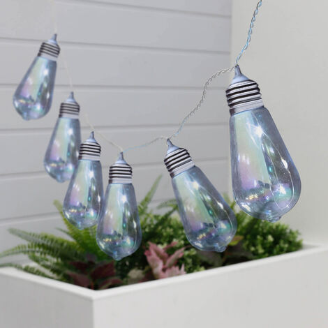 Cavo per lampade - LED tubolare - 10 luci - energia solare