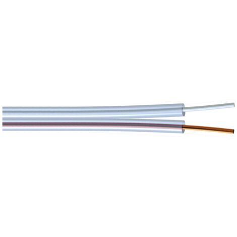 Cavo polarizzato divisibile 2 x 0,75 Trasparente - 10 metri