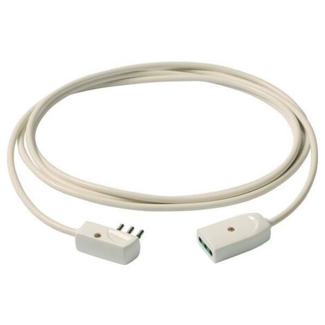 cavo prolunga 3 metri bianco 3g0,75+spinapiatta - vimar.