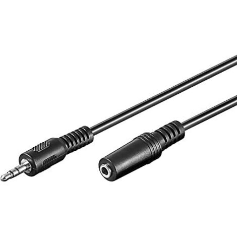 cavo prolunga audio jack stereo 3.5 mm 3 poli economico 2 mt