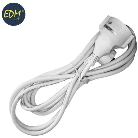 Cavo Prolunga EDM 23204 Bianco 5 m