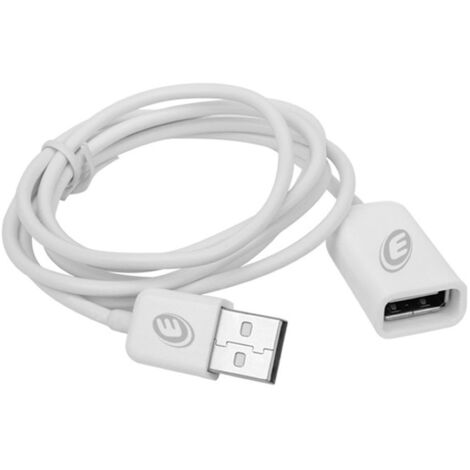 Cavo prolunga usb maschio femmina bianco 2 metri electraline - electraline