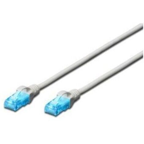 CAVO RETE UTP CAT. 5E NON SCHERMATO - LUNGHEZZA MT. 0,5 - COLORE BIANCO