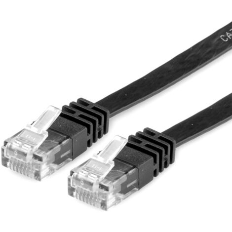 Cavo Rete Utp Cat.6A 3mt Flat Nero No Schermato