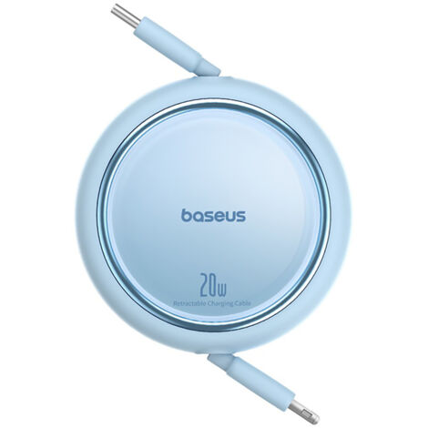 Cavo retrattile USB-C Free2Pull - iPhone Lightning 20W 1m - Blu
