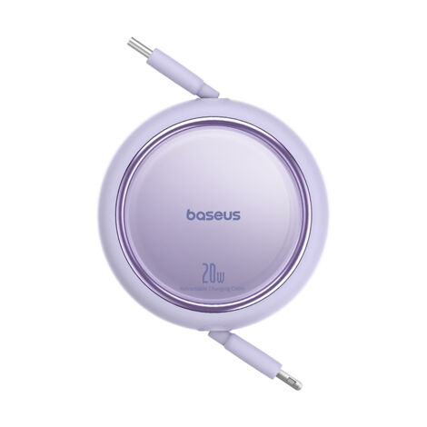 Cavo retrattile USB-C Free2Pull - iPhone Lightning 20W 1m - Viola